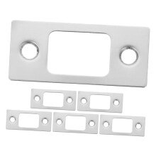 Adjustable Steel Door Strike Plate Set for Enhanced Security, Quick Installation and Universal Fit