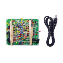 Fireworks Red Yellow Double Color Flashing Lights DIY Kit Strobe NE555 + CD4017 Electronic Practice Kits Suite Parts