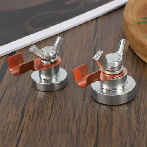 2pcs Welding Magnetic Grounding Clamp, Efficient Welding Support Clamp Tool Attachment Suction Weld Accessories 2