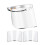 Aluminum Face Shield Adapter with 3 Pcs Safety Faceshield Replacement Visors for Cap-Style Hard Hat Safety Face Shield 1