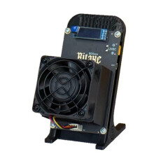 For Bitaxe 800 for Bitaxe 2.55TH/S Hashrate ASIC Miner 60W BM1370 2.4g WiFi BTC Solo Miner Open Source Silent Miner EU Plug