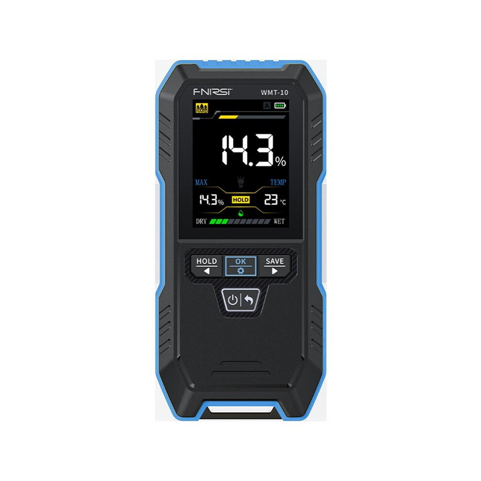 Brecantia Inductive Wood Moisture Meter Hygrometer Non-Contact Timber Damp Wall Detector Non-Destructive Humidity Tester
