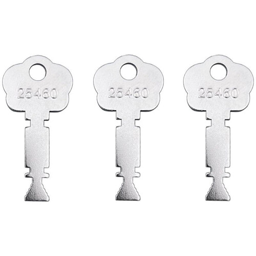 3pcs 25460 Fire Alarm Master Box Keys for Gamewell and Elevator,Firefighter'S Tools,Christmas Tree Key for Fire Fighting