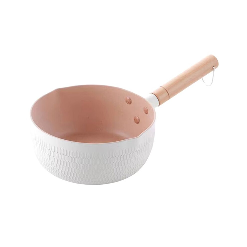 1Pc Non-Stick Pan,Milk Pan,Baby Pan,Snow Pan,Frying Pan And Boiling Pot,Integrated Induction Cooker,Universal White 6032999280693