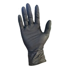 Heavy Duty Orange Nitrile Gloves 8Mil Industrial Disposable Glove for Mechanic Work Glove with Diamond Textured Grip XL