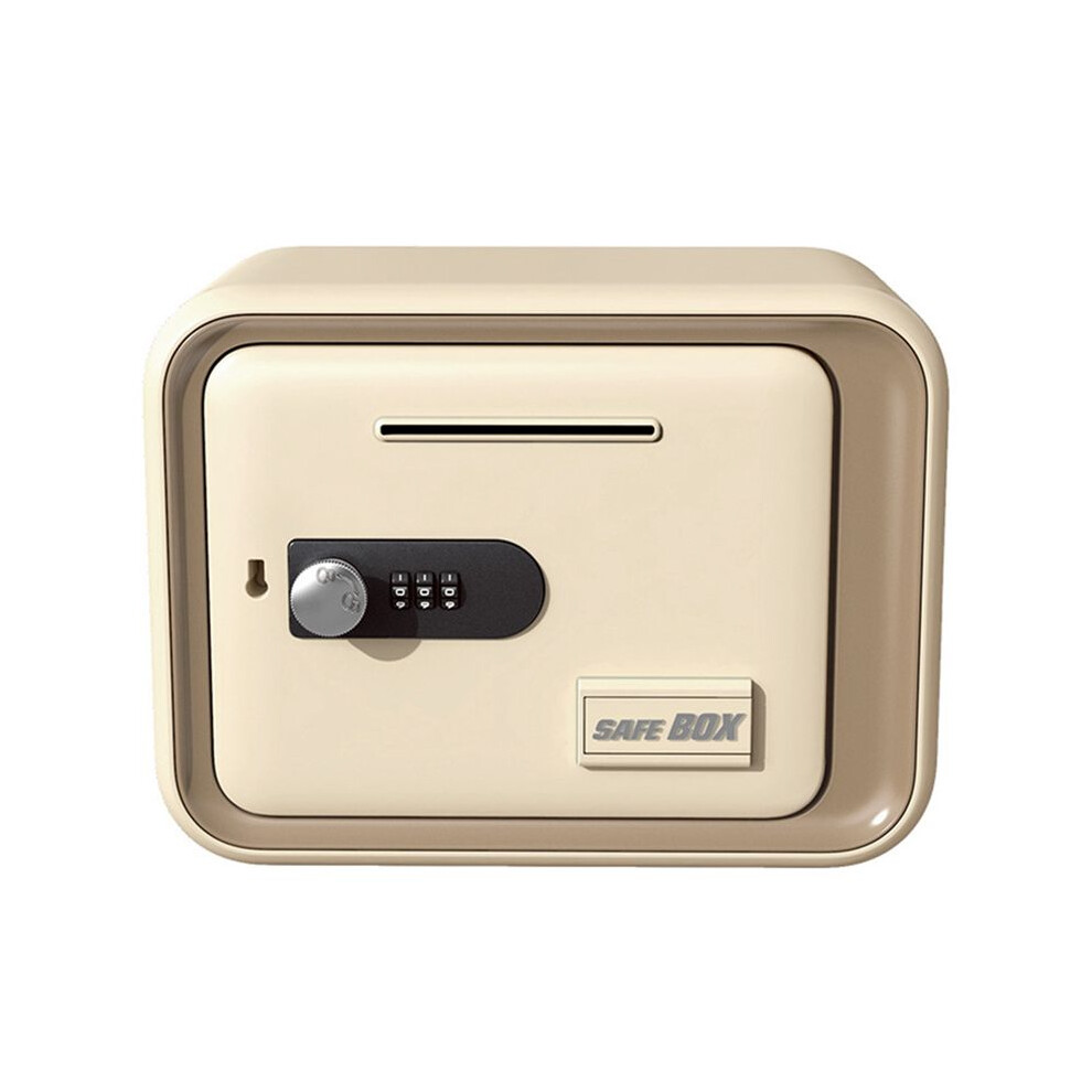 Tauoh Password Lock Safe, Household Small Coin Piggy Bank Money Box, Deposit And Withdraw Machine, Children's Adult Gift Khaki