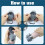 Replacement Stopper and Replacement Gasket, for  Quick FLIP GO 24/36oz Water Bottle Lid 2