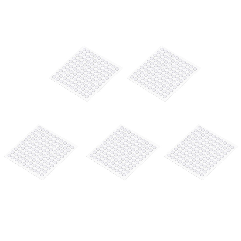 500 Capsules Self-Adhesive Rubber Furniture Bumper Pads For Doors Cabinets Drawers Furniture Glass Tables Crafts 6032923130797