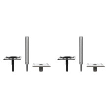 Båtsäte, Swivel-Eze 6 PC Piedestal Set, 11-Tums Galvaniserad 3/4-Tums Bas Swivel-Eze