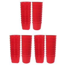 60Pcs Chickens Rabbit Feeders for Cage,Hanging Chicken Water Feeder Cup, Plastic Birds Feeders Seed Bowl, Chicken Feeder