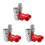 3set 3/8Inch NPT Thread ISO7241-1A Hydraulic Quick Disconnect Coupler Set with Dust Cap 1