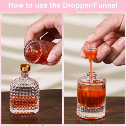 50 Pcs Perfume Refill Tool Kit Plastic Perfume Dispenser Transfer Kit for Liquid Small Bottle 2