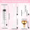 50 Pcs Perfume Refill Tool Kit Plastic Perfume Dispenser Transfer Kit for Liquid Small Bottle 7