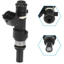 4X Hochwertiger Kraftstoffeinspritzer für Micra K13 1.2 12V 16600-1HC0A FBY11H0 166001HC0A Ersatzkraftstoffsystem FBY11HO