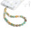 Amazonite Gemstone Phone Wrist Strap, Detachable Beaded Bracelet Strap with Tether Tab for Secure Grip 1