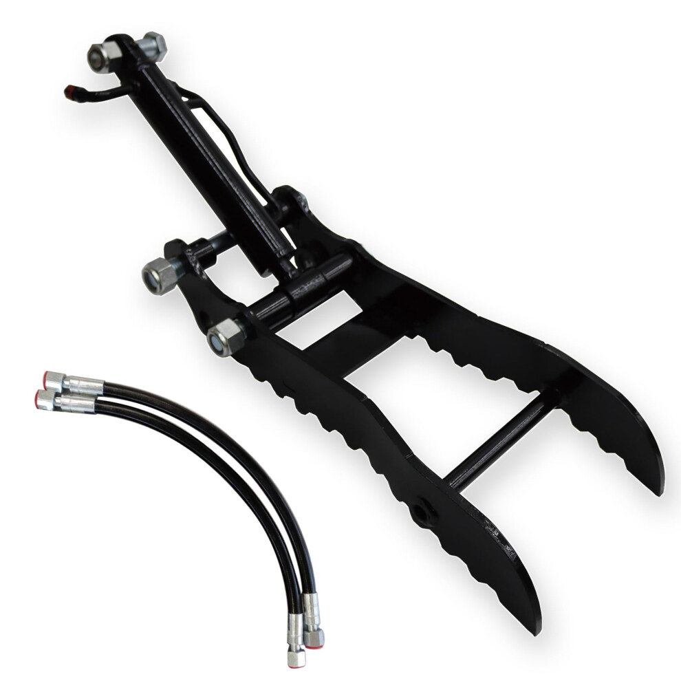 Hydraulic Thumb For Mini Excavator 1Â3 Ton, Durable Thumb Clamp Attachment With 2 Hoses For Small Digger 9771547029687