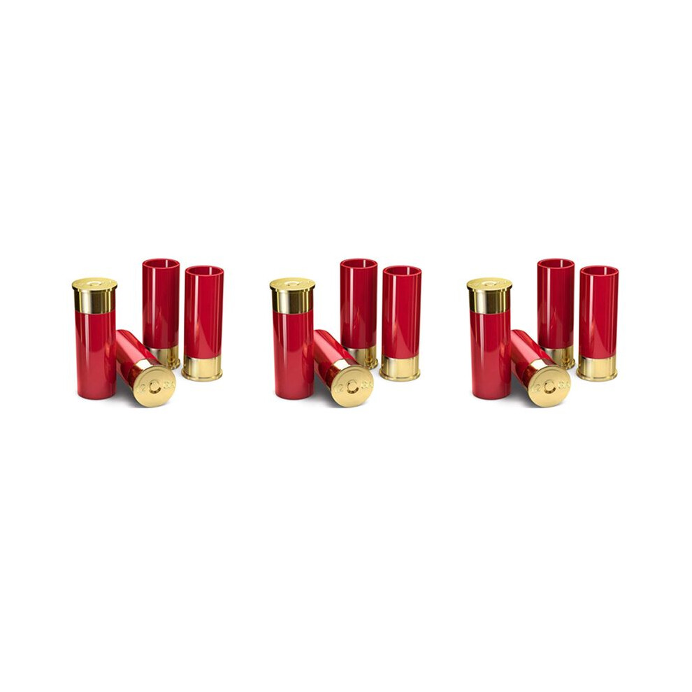 Brecantia 12Pcs 12 Gauge Shot Glasses Tequila Shot Glass