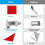 2X Self-Adhesive  Gliders,40 X 150 Cm,Self-Adhesive  Pads, Multi-Purpose Adhesive Mat Tape Red 1