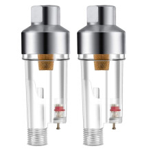 2X Airbrush Tool In- Air Filter and Oil Water Separator with 1/8 Inch Female Threads for Airbrush and Hoses Connect