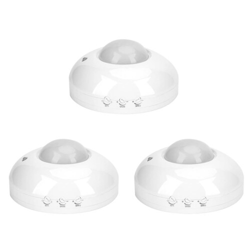 3X Motion Detector LED Light Human Motion Infrared Detector 360 Degree Ceiling Installation Corridor Bathroom Ceiling