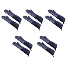 5 Pair Professional Silicone Oven Mitts Baking Gloves Elbow Length Heat Resistant Gloves