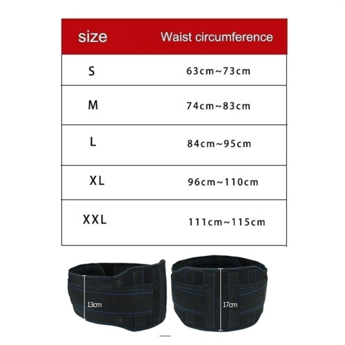 Lumbar Support Belt for Lower Back Pain Relief – Adjustable Back Brace for Sciatica and Herniated Disc 1