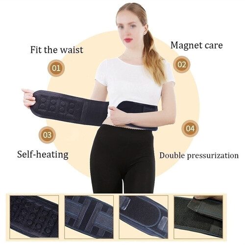 Lumbar Support Belt for Lower Back Pain Relief – Adjustable Back Brace for Sciatica and Herniated Disc 2