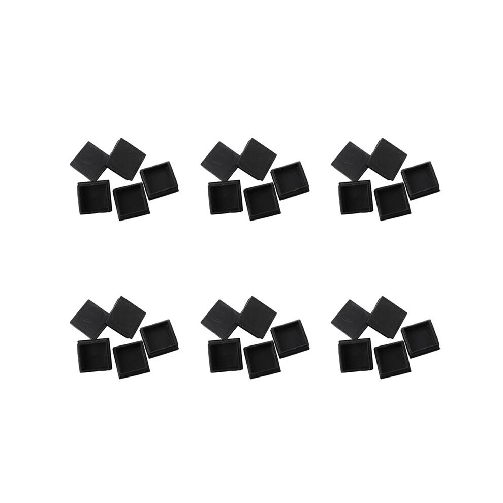30 Pcs Plastic Square Blanking End Caps Tubing Tube Inserts 50Mm X 50Mm 6032578988309