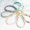 Amazonite Gemstone Phone Wrist Strap, Detachable Beaded Bracelet Strap with Tether Tab for Secure Grip 3