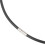 30 Collana Lacci Girocollo Caucciu' Nero 450X4mm per Donna Uomo 7