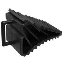6 Pcs Antislip Vehicle Car Truck Wheel Tire Chock Stop Block Black