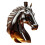 Creative Horse Head Inspires Whiskeys-transparent 1000ml 1