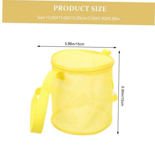 Mesh Beach Bag with Foldable Design, QuickDry Fabric and Drawstring Closure for Travel and Pool 1