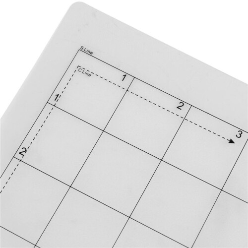 15Pcs Replacement Cutting Mat Adhesive Mat with Measuring Grid 8 By 12-Inch for Silhouette Cameo  Explore Plotter 2