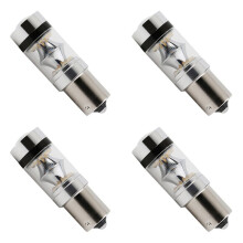4X Super Bright 100W 2000Lm 1156 Led Reverse Vehicle Light Driving Light Ma