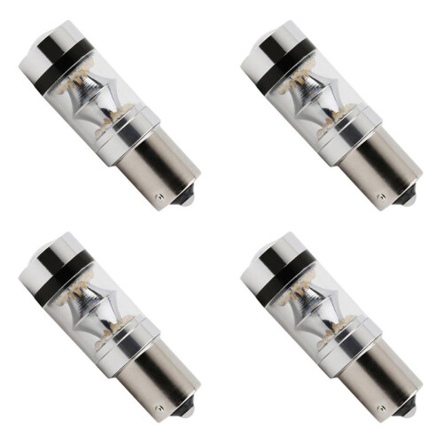 4X Super Bright 100W 2000Lm 1156 Led Reverse Vehicle  Light Driving Light Ma