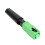 50Pcs Ftth Embedded Quick Connector SC/APC Green Plastic Fiber Optic Connector 6