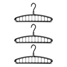 Space Saving Vertical And Horizontal Hanger System With-Black