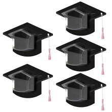 Creative Graduation Cap Shape Candy Containers For Class-5pcs