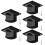 Creative Graduation Cap Shape Candy Containers For Class-5pcs 1