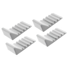 Universal Dustbin Stopper Waste Receptacle Cushion Pad-White