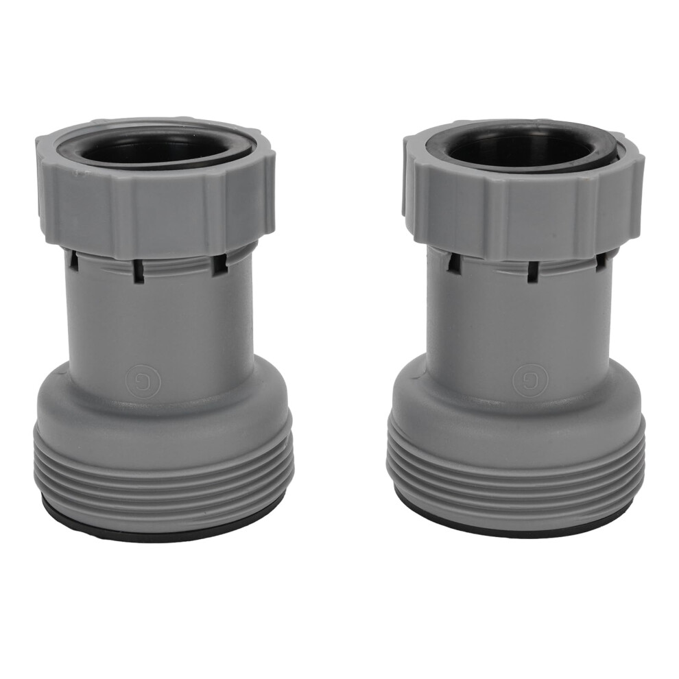 Pool Hose Adapter 1.5 To 1.25 Inch For Above Ground Pool Filter Pump, Leakproof Durable Abs Connector 9330225513773