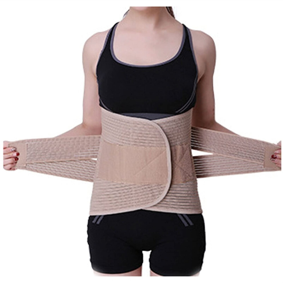 Full Back Support Brace for Men and Women, Adjustable Lumbar and Thoracic Posture Corrector, Large