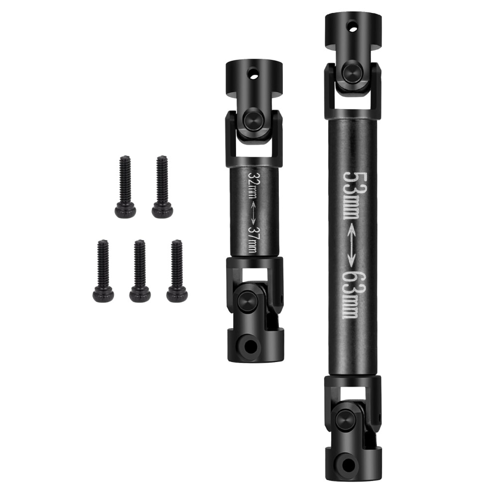 Drive Shaft 53Mm 32Mm Steel Upgrade For Axial Scx24 1/24 Rc Crawler Durable Power Transfer 9330225513810