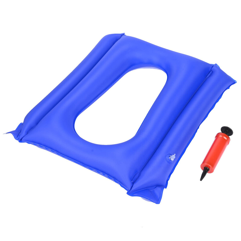 Inflatable Seat Cushion for Pressure Sores and Elderly Comfort, Adjustable Air Pressure Relief Design