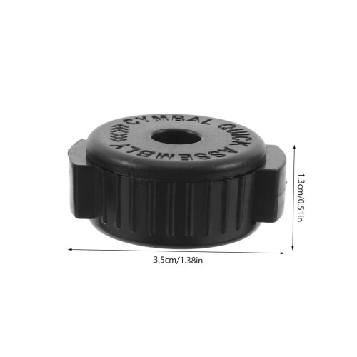 Drum Cymbal Quick Release Nuts 2 Pack, Durable Metal Fast Setup Secure Locking for Electronic and Acoustic Kits 1