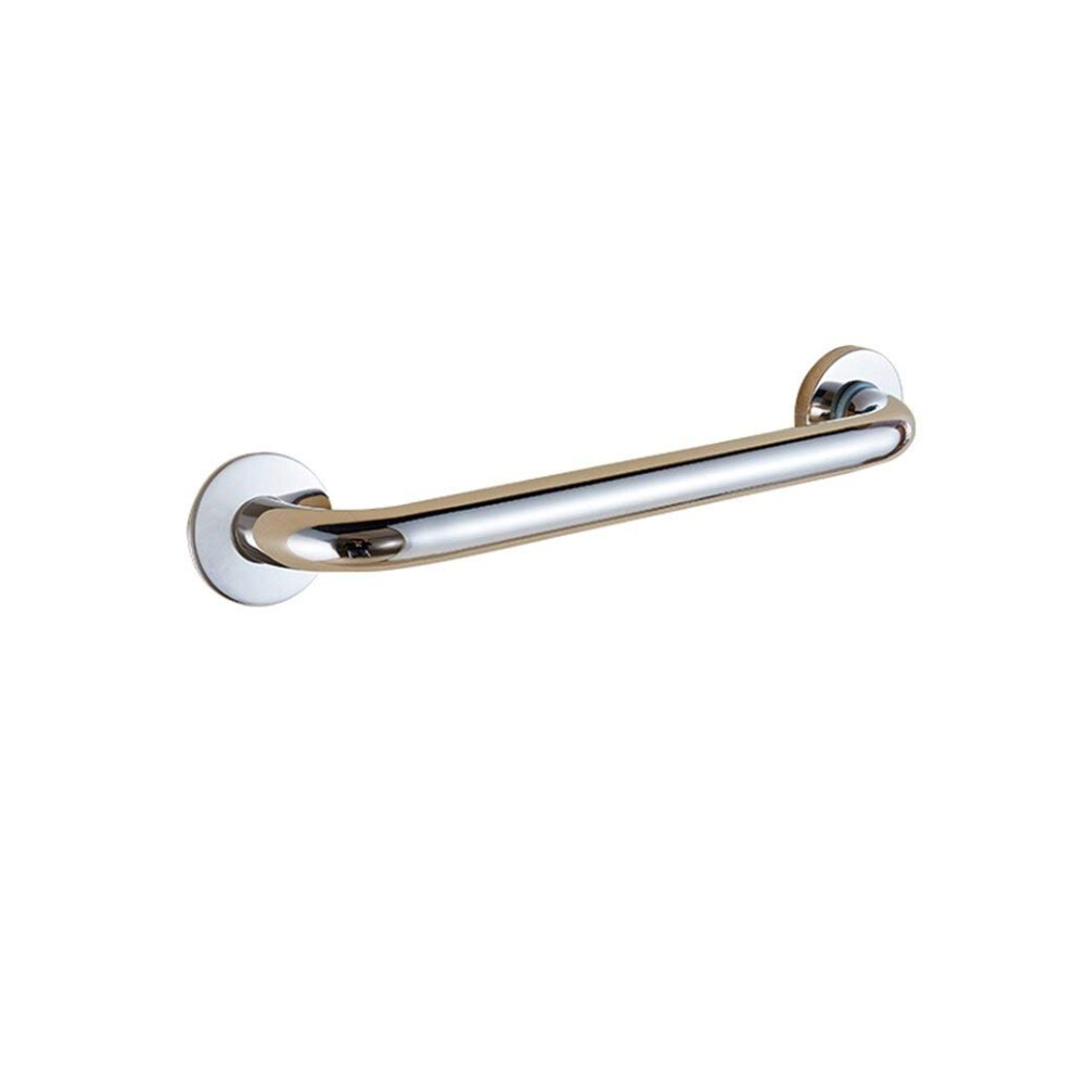 Stainless Steel Shower Grab Bar 58cm with SlipâResistant Grip and ConcealedâMount Bathroom Handrail for Elderly