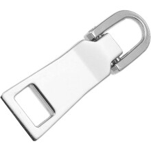 Silver Zipper Pull Replacement Kit for Luggage Jackets and Backpacks, Quick Universal