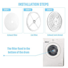 40 Filtres D'Échappement Universels pour Sèche-Linge, Filtre à Peluches de Remplacement pour Sèche-Linge, Compatibles avec Magic Chef, pour