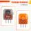 2Pcs New TMR Hall Effekt Joystick 3D Analog Joystick Sensor Module for Controllers Hall Thumb Stick for PS4 5